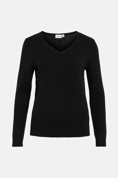 VIRIL V-NECK L/S  KNIT TOP - NOOS