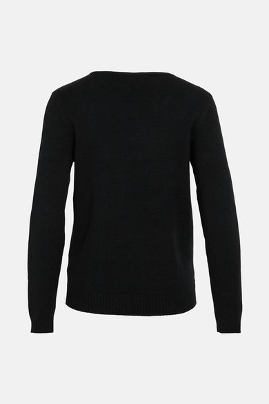 VIRIL V-NECK L/S  KNIT TOP - NOOS
