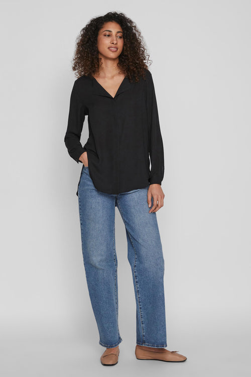 Blouse (lange mouwen) Zwart - VILA®