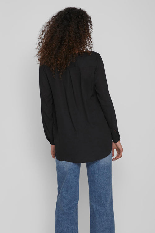 Blouse (lange mouwen) Zwart - VILA®