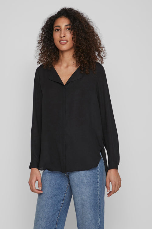 Blouse (lange mouwen) Zwart - VILA®