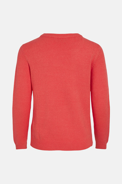 VIRIL O-NECK L/S  KNIT TOP - NOOS