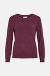 Pull à col rond - violet