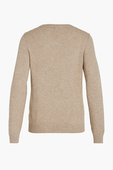 VIRIL O-NECK L/S  KNIT TOP - NOOS