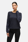 Trui met ronde hals blauw - VILA®