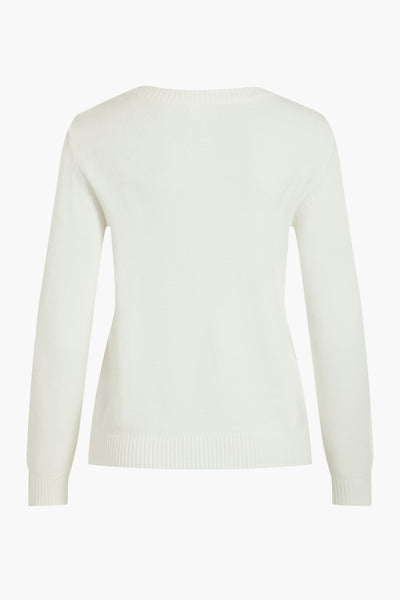 Pull col rond Blanc - VILA®