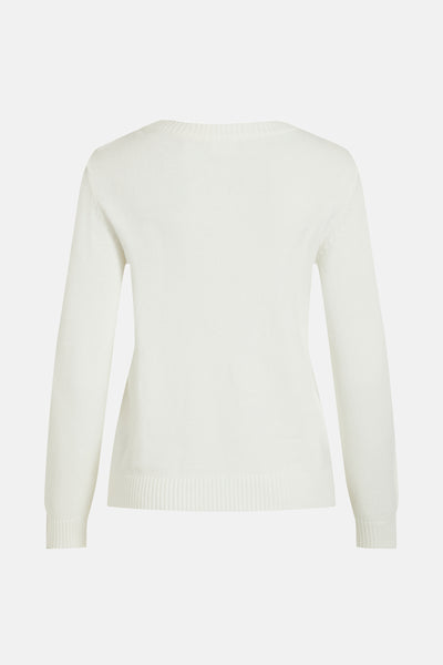 Pull col rond Blanc - VILA®
