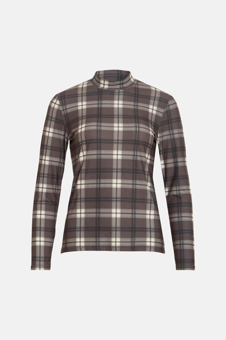 T-shirt (lange mouwen) bruin - VILA®
