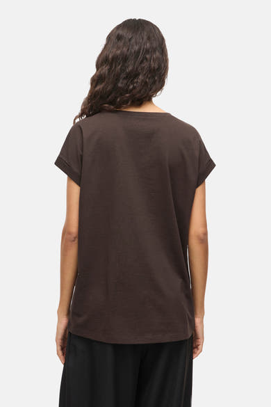 T-shirt à manches courtes - brun