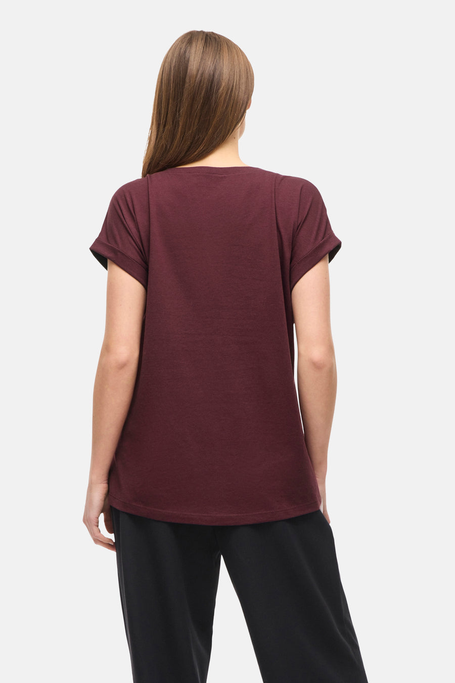 T-shirt à manches courtes - Bordeaux