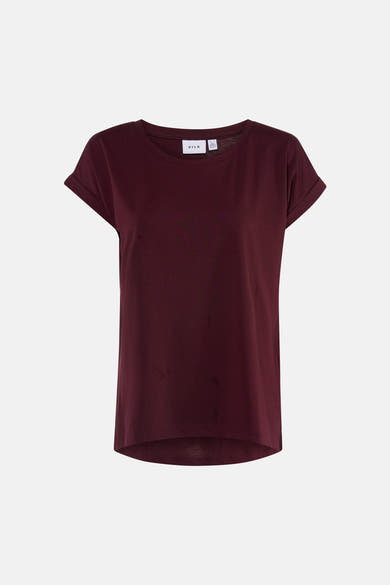 T-shirt à manches courtes - Bordeaux