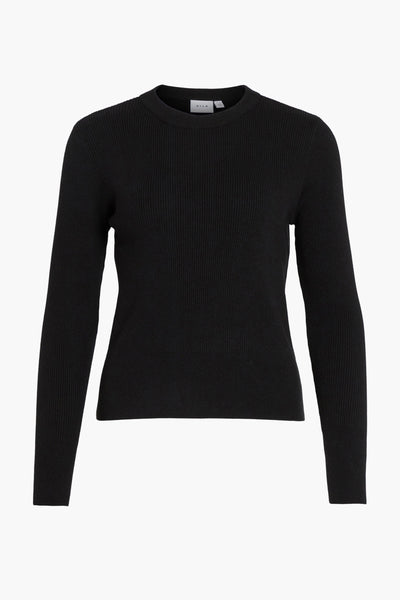 Pull col rond Noir - VILA®