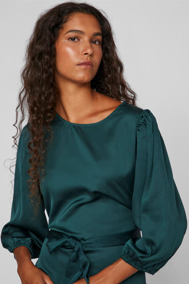 Robe midi - vert