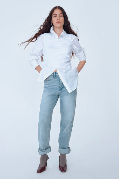 VIKELLY JAF HW STRAIGHT JEANS-NOOS