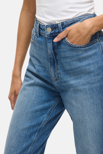 VIKELLY JAF HW STRAIGHT JEANS-NOOS