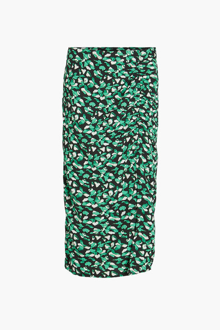 Jupe midi - vert