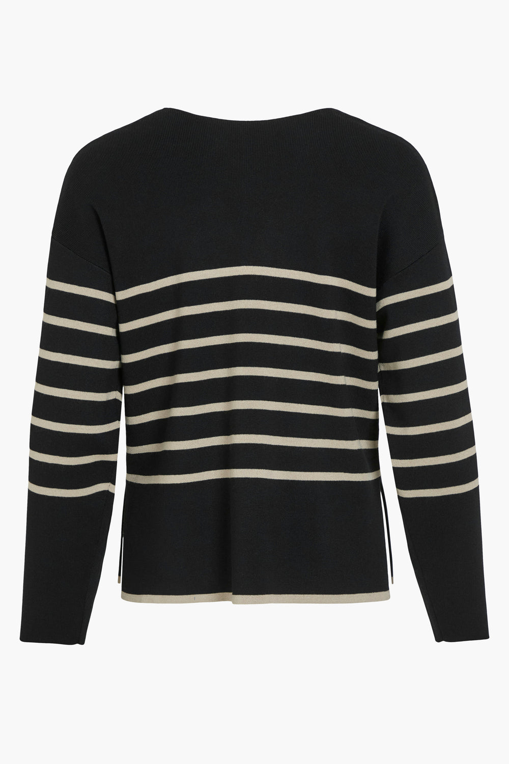Pull col V Noir - VILA®