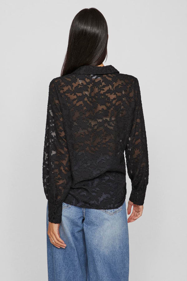 Hemd (lange mouwen) Zwart - VILA®