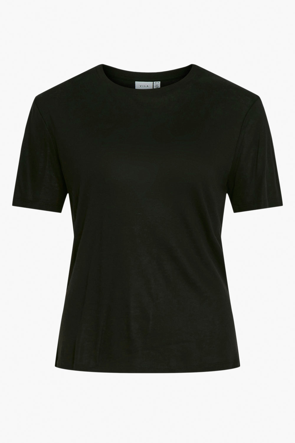 Top uni manches courtes Noir - VILA®