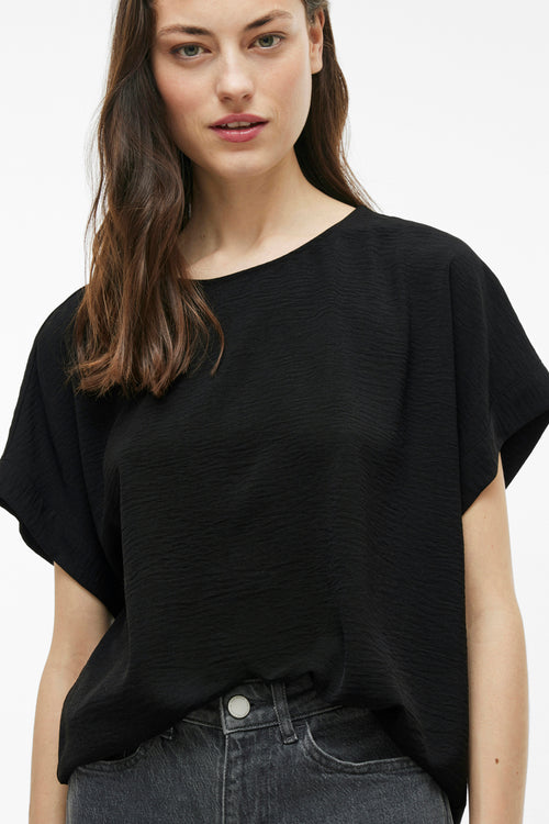 Top (korte mouwen) Zwart - VILA®