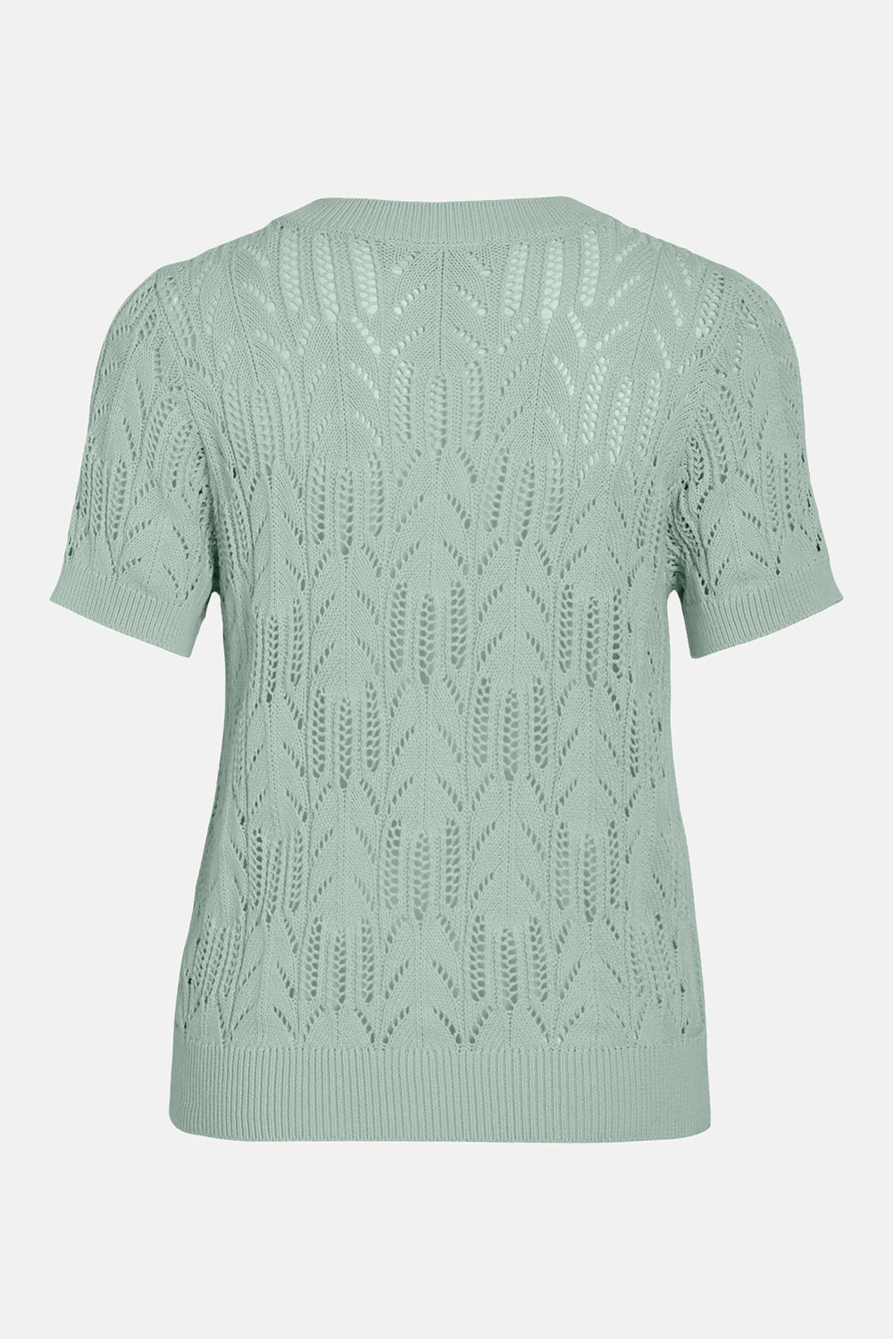 Pull col rond Vert - VILA®