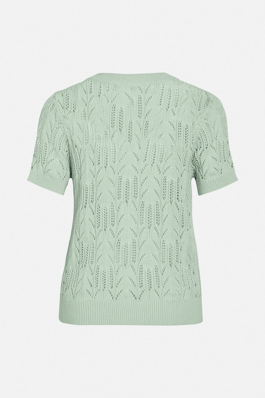 Pull col rond Vert - VILA®