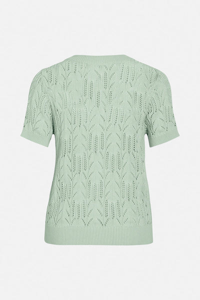 Pull col rond Vert - VILA®