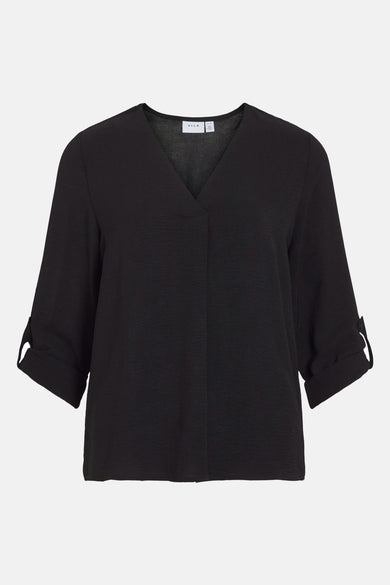 Blouse met lange mouwen - zwart