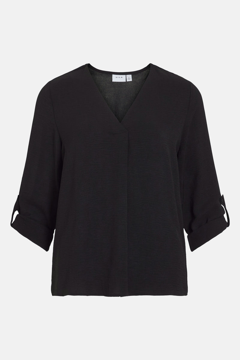 Blouse met lange mouwen - zwart