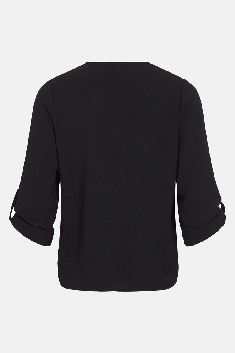 Blouse met lange mouwen - zwart