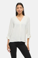 Blouse met lange mouwen - wit