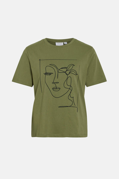 T-shirt (manches courtes) Vert - VILA®
