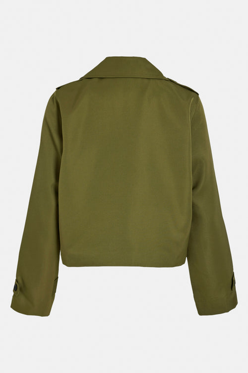 VIADDISON L/S SHORT TRENCHCOAT
