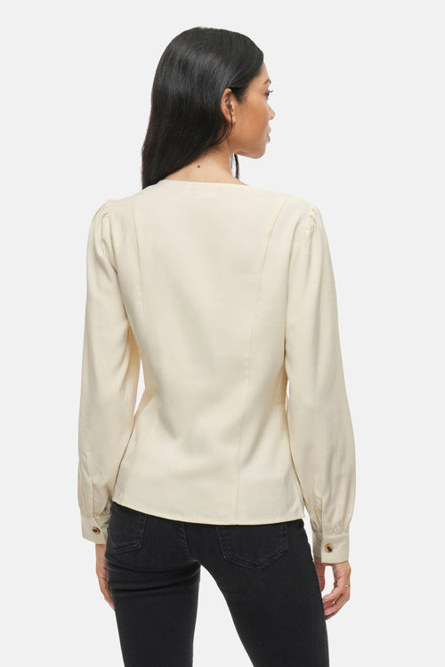 Hemd (lange mouwen) Beige - VILA®