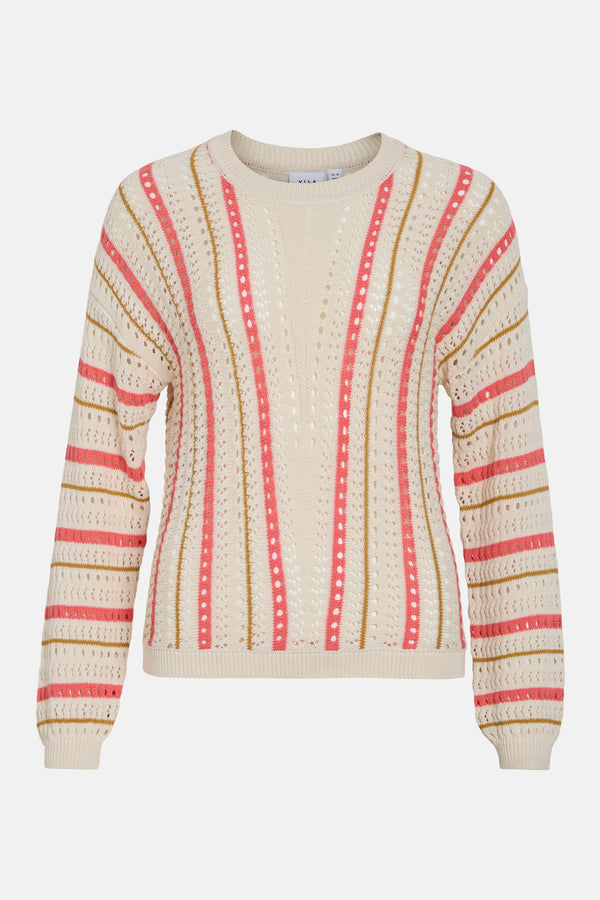 Pull col rond Multicolore - VILA®
