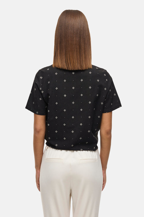 Hemd (korte mouwen) Zwart - VILA®