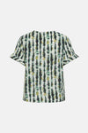 Blouse à manches courtes - multicolore