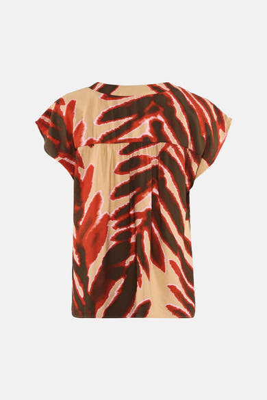 Blouse à manches courtes - multicolore