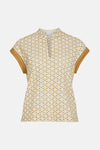 Blouse à manches courtes - multicolore