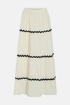 VIMANDA WAVY H/W MAXI SKIRT