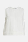 Blouse - white denim