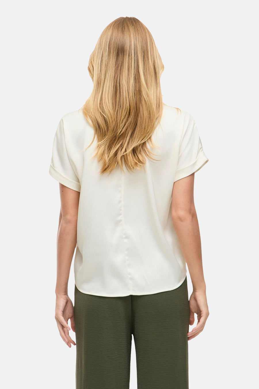 Blouse (korte mouwen) wit - VILA®