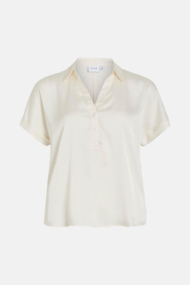 Blouse (korte mouwen) wit - VILA®