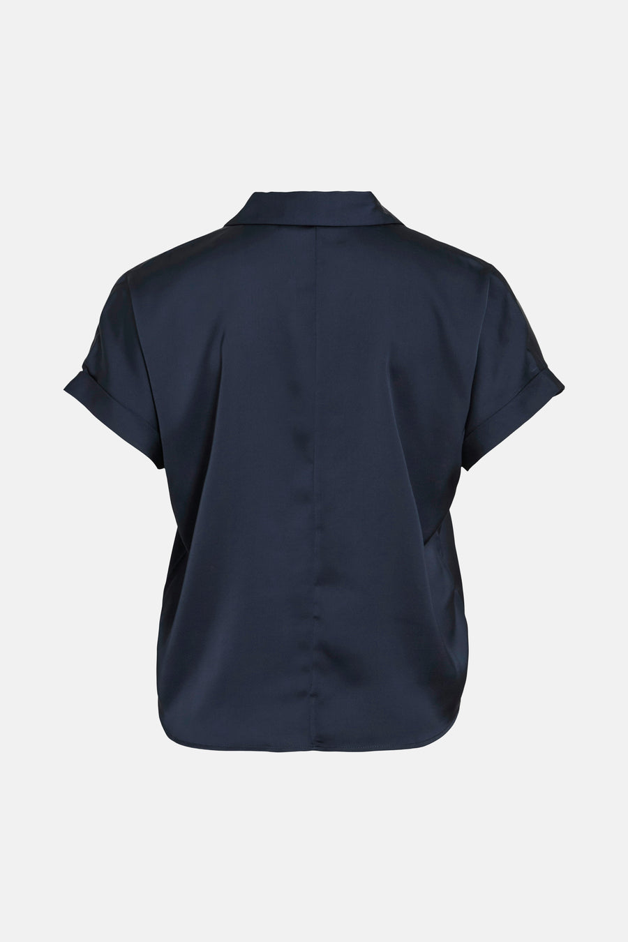 Blouse met korte mouwen - blauw