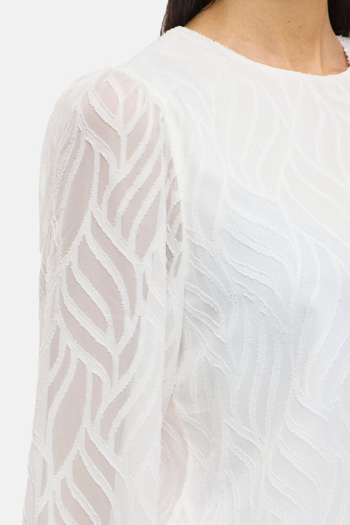 VIMIKA O-NECK L/S TOP - NOOS