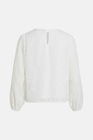 VIMIKA O-NECK L/S TOP - NOOS