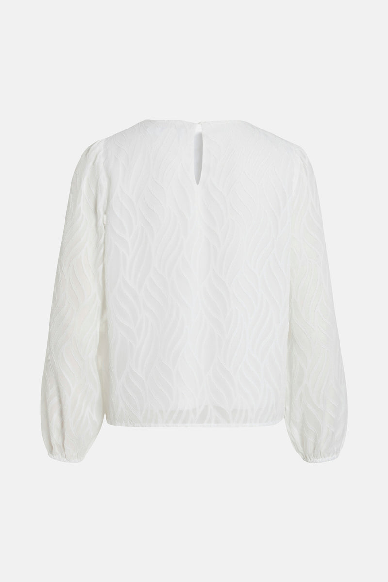 VIMIKA O-NECK L/S TOP - NOOS