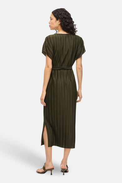 Kleedje met korte mouwen - khaki