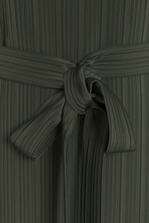 Kleedje met korte mouwen - khaki