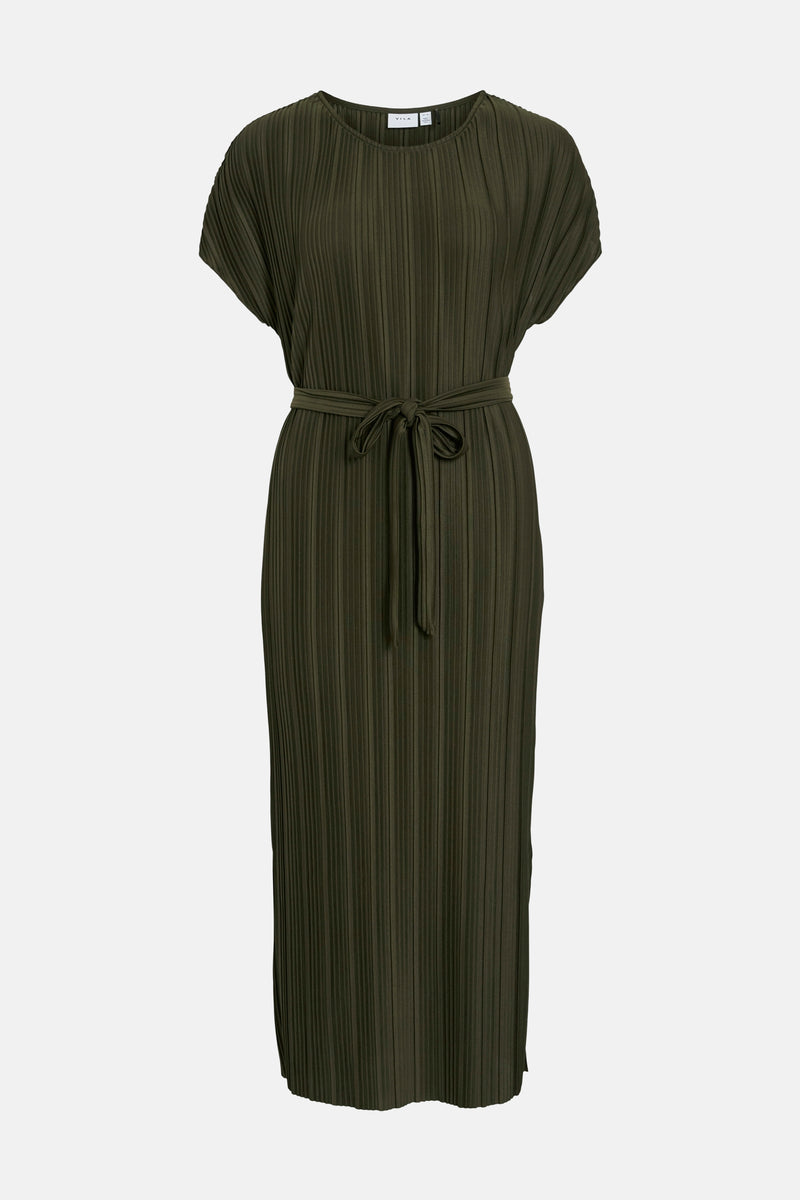 Kleedje met korte mouwen - khaki